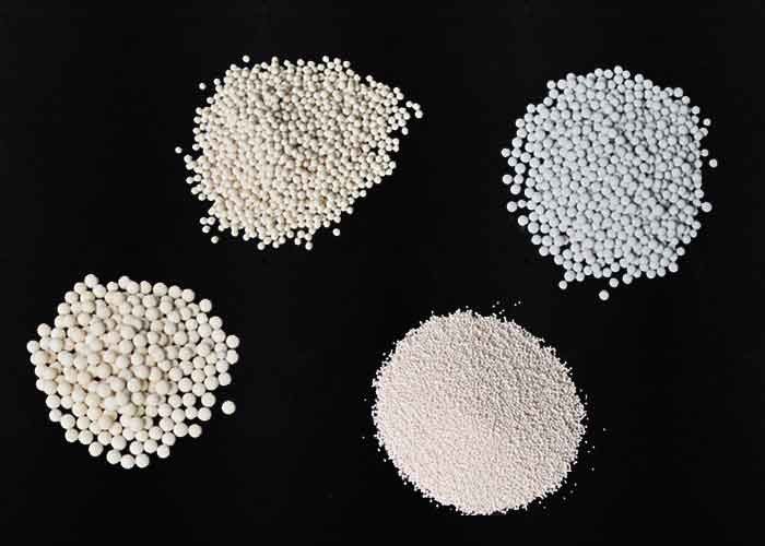 Yüksek Mukavemetli 10 × 20 Mesh 1.2mm Moleküler Elek Tipi 4a